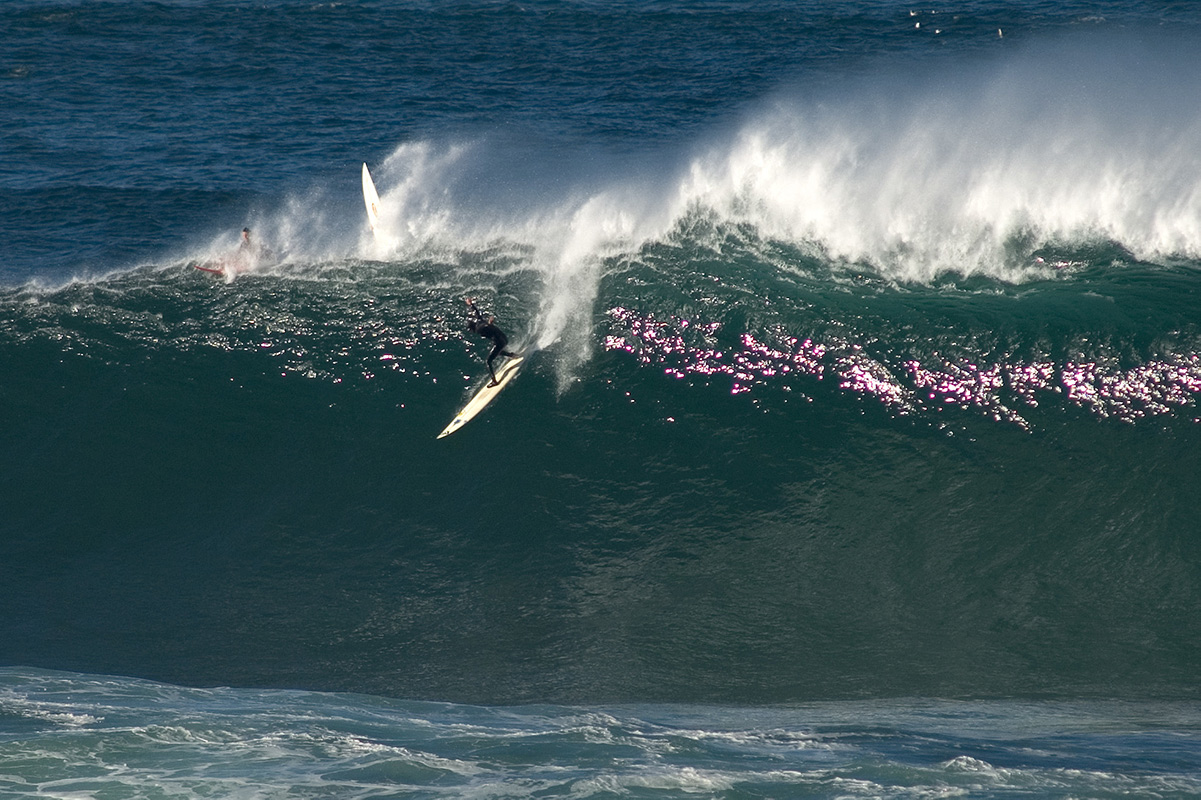 Surfers at Mavericks - Photo By Scott Eggers
