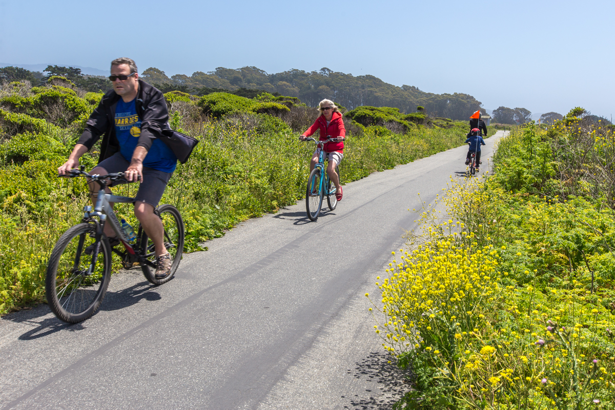 Coastal Trail, Bikers