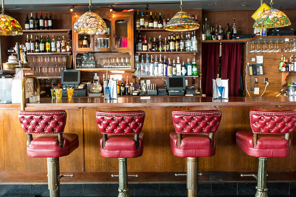 Bar at Moss Beach Distillery
