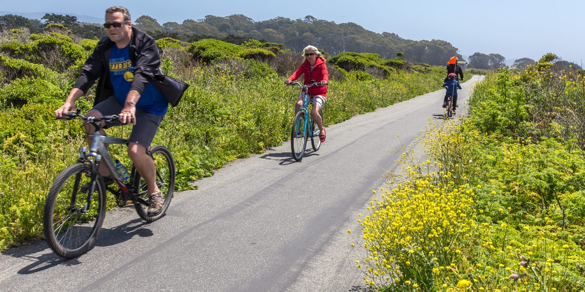 Coastal Trail, Bikers