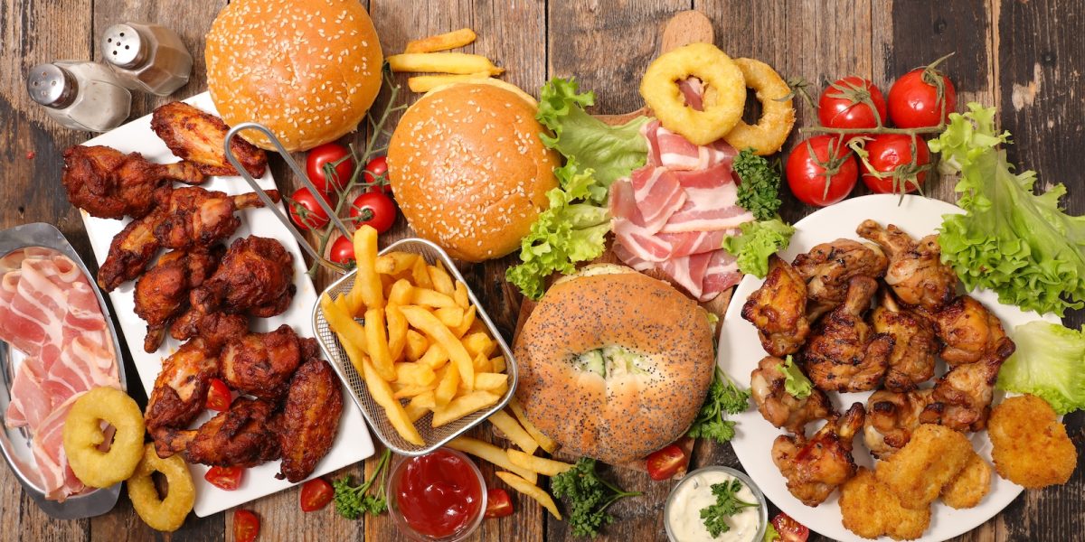 assorted american food